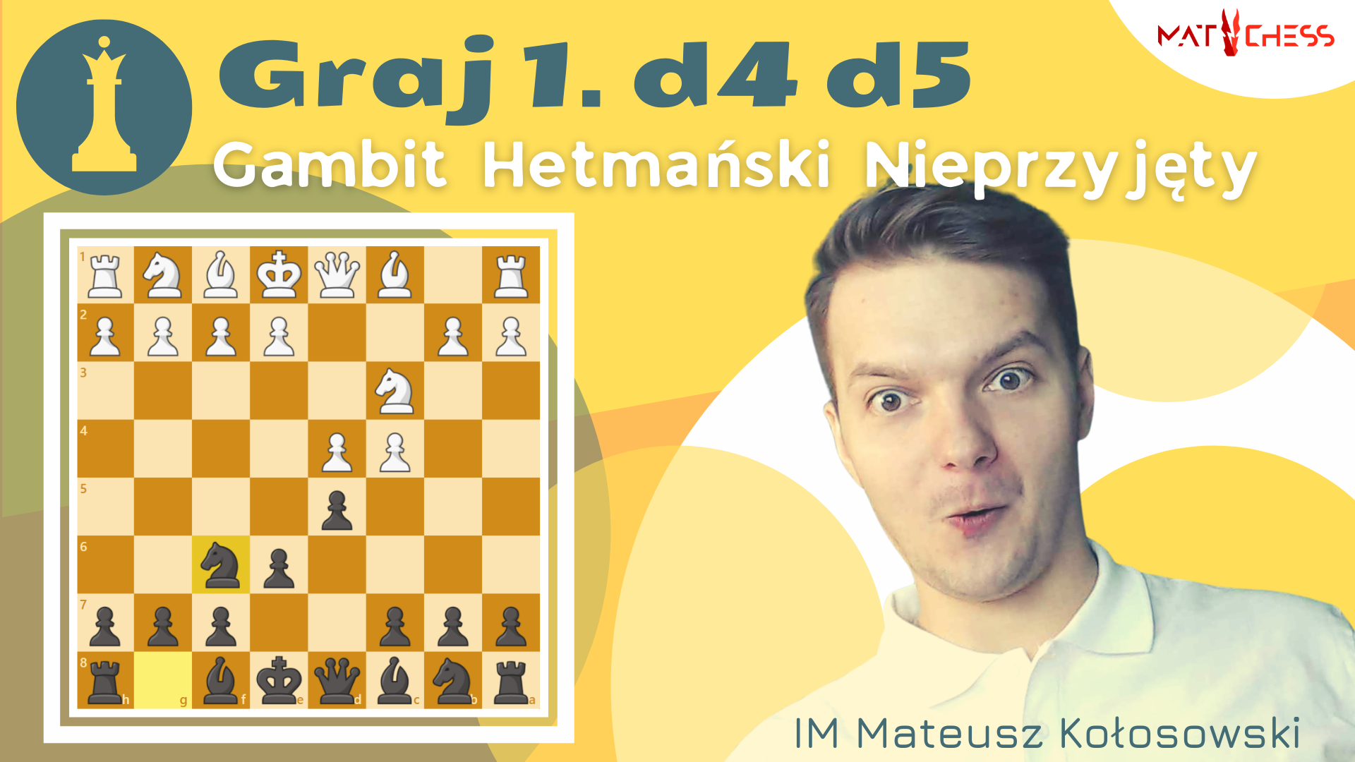 Graj 1.d4 d5 - Gambit Hetmański Nieprzyjęty